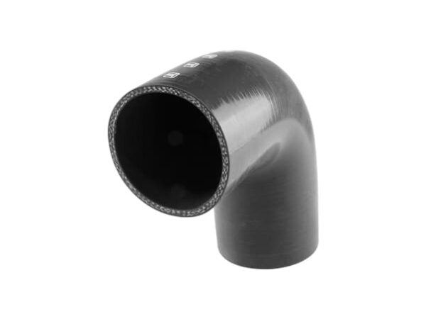 Turbosmart Silicon Hose 90 Reducer Elbow 2.00"-3.00" Black