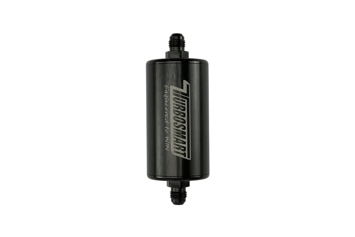 Turbosmart Inline Fuel Filter 10um 6AN Black