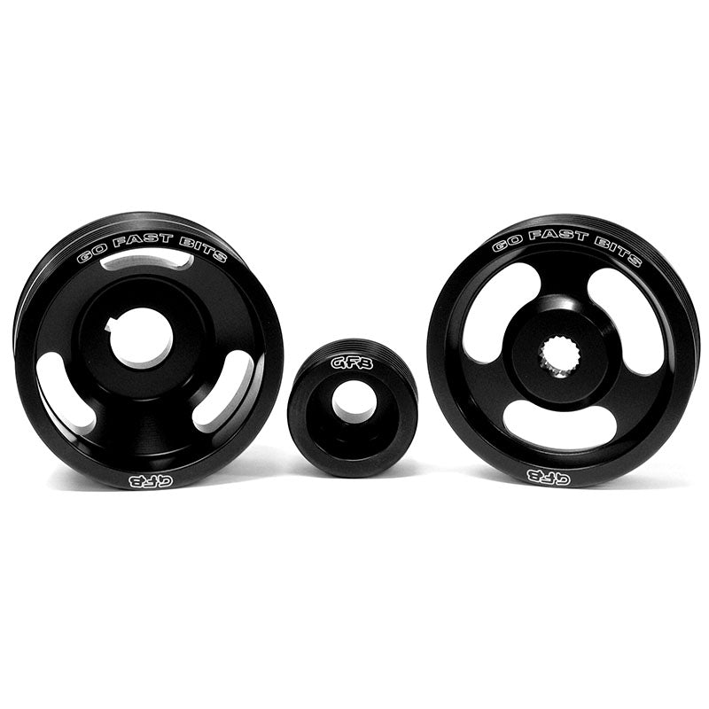 GFB Lightened Underdrive Pulley Kit 3 Pulleys Belts