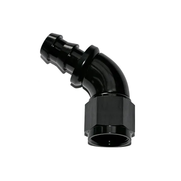 400 SERIES 60° FULL FLOW PUSH LOCK HOSE END -4AN