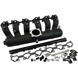 Aeroflow Ford Falcon FG Barra Intake Manifold - Black Finish