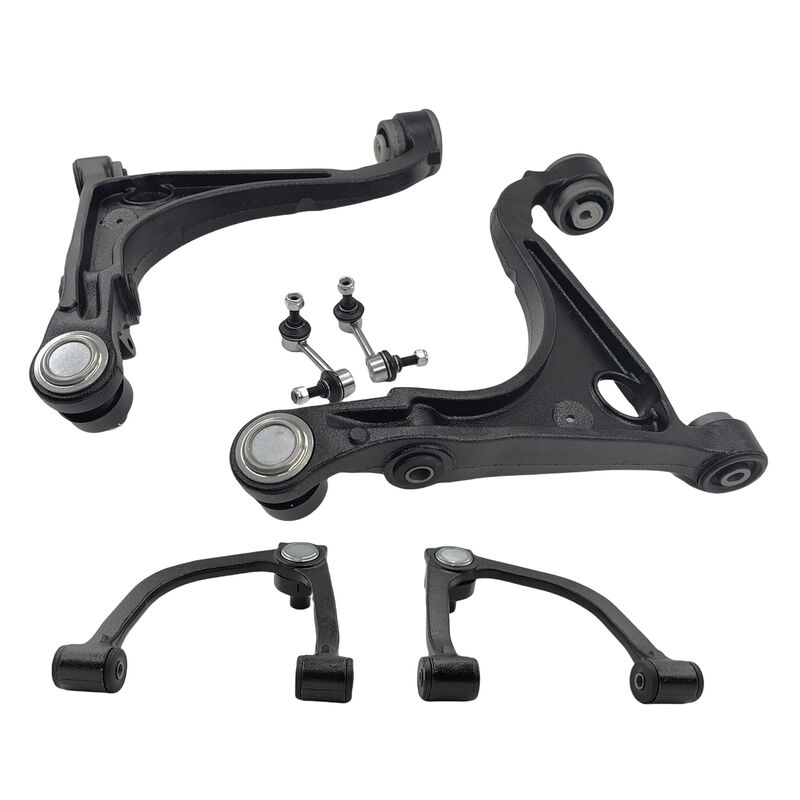 6 Pcs Front Upper Lower Control Arms & Sway Bar Links Fit For Ford Falcon AU2 BA BF XR6 XR8