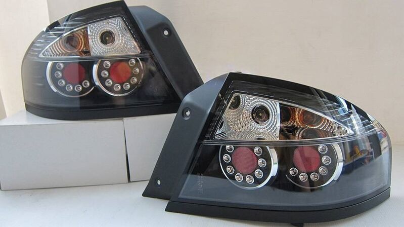 Black LED Tail Lights Sedan - Ford Falcon BA BF