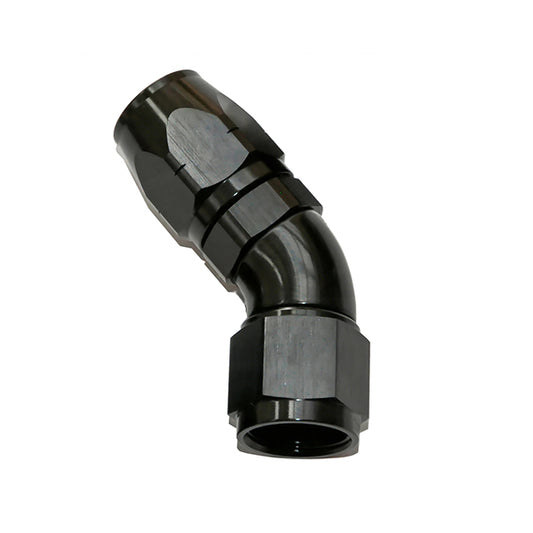 200 SERIES 45° ONE-PIECE FULL FLOW PTFE HOSE END -4AN