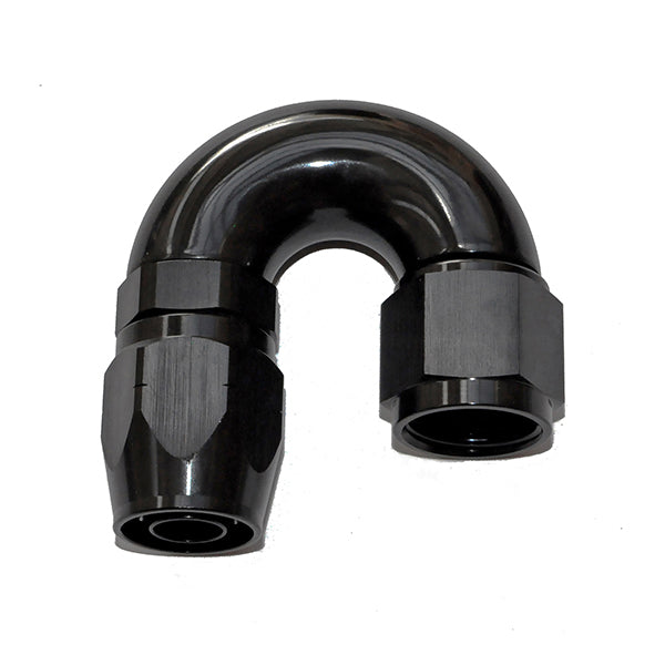100 SERIES 180° ONE-PIECE FULL FLOW SWIVEL CUTTER HOSE END -8AN