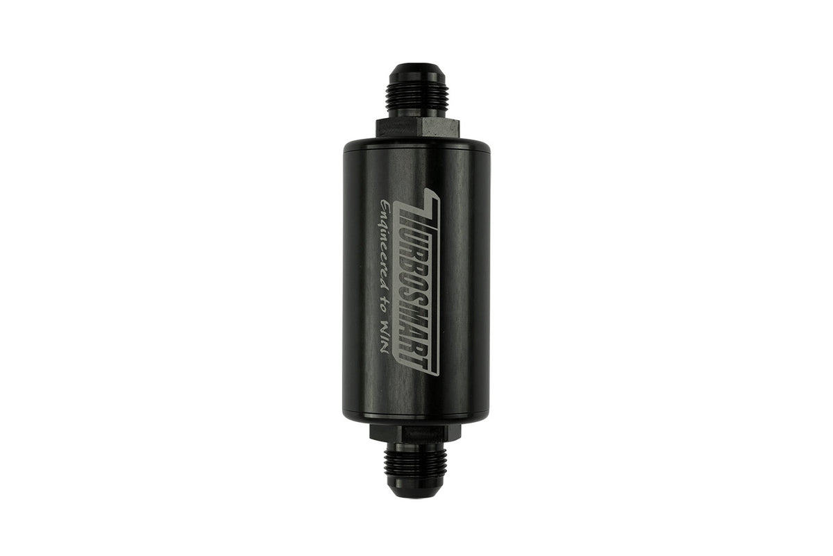 Turbosmart Inline Fuel Filter 10um 10AN Black