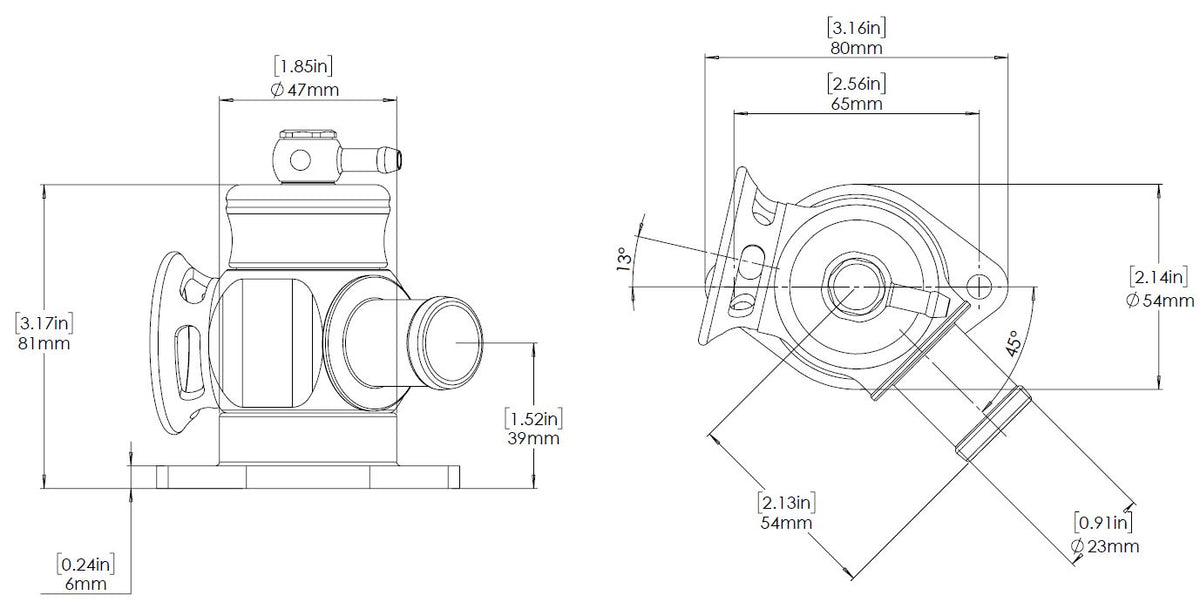 Turbosmart BOV Kompact PlumBack - Shortie - HKS
