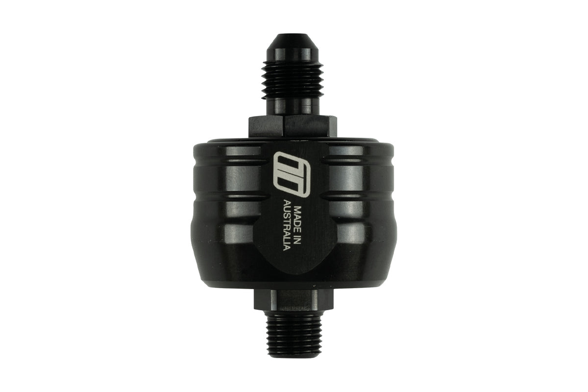 Turbosmart Turbo Oil Filter 44um -4AN Inlet 1/8"NPT Outlet