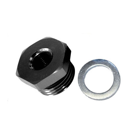Metric Plug with 1/8" Port & Aluminium Washer