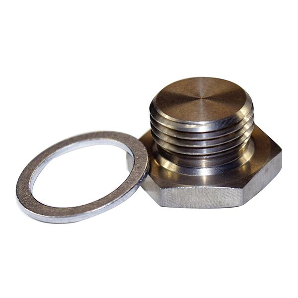 S/S O2 Screw In Plug With Washer