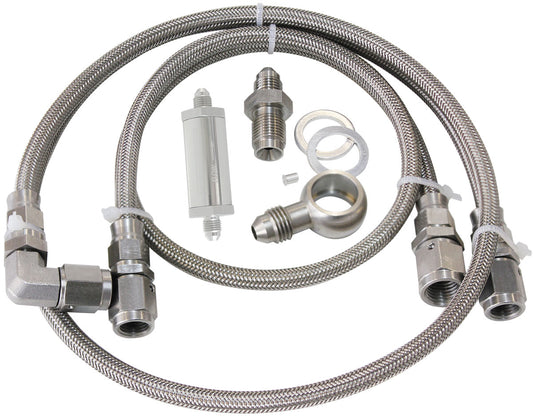 Turbo Oil Feed Line Kit - Ford BA-BF XR6, 30 Micron Filter