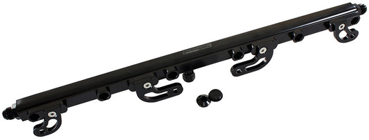 Billet EFI Fuel Rail Black - Ford FG Barra 4.0L Turbo
