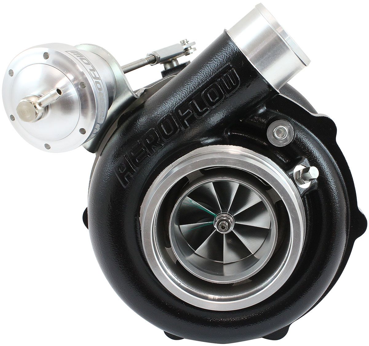 Boosted 6262 XR6 1.15 Turbocharger 900HP Black - BA-BF Flange