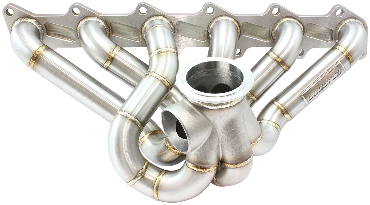 Boosted Ford Barra V-Band Stainless Steel Manifold - GT40-GT45