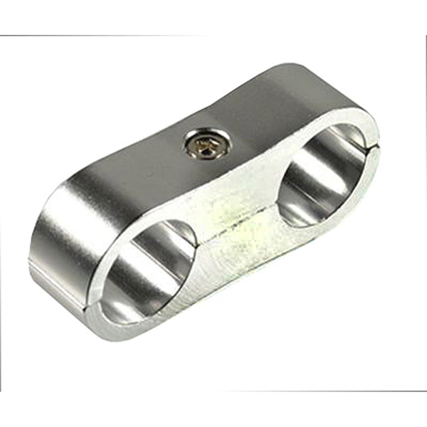 Billet Aluminium P-Clamp (Dual) - Silver