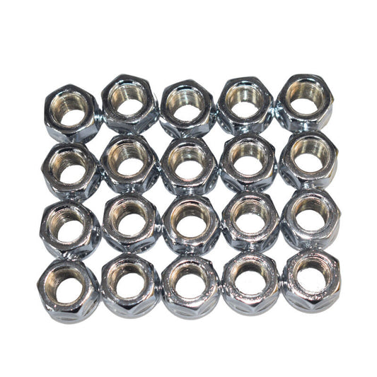 20x Chrome Wheel Nuts 25mm - Ford Falcon AU BA BF FG