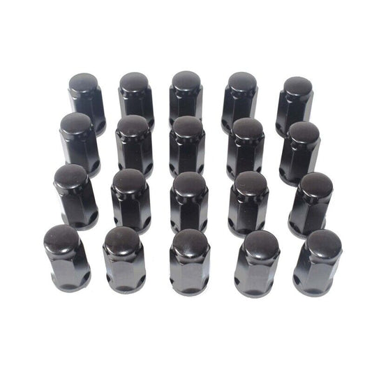 20x Black Wheel Nuts 45mm Ford Falcon
